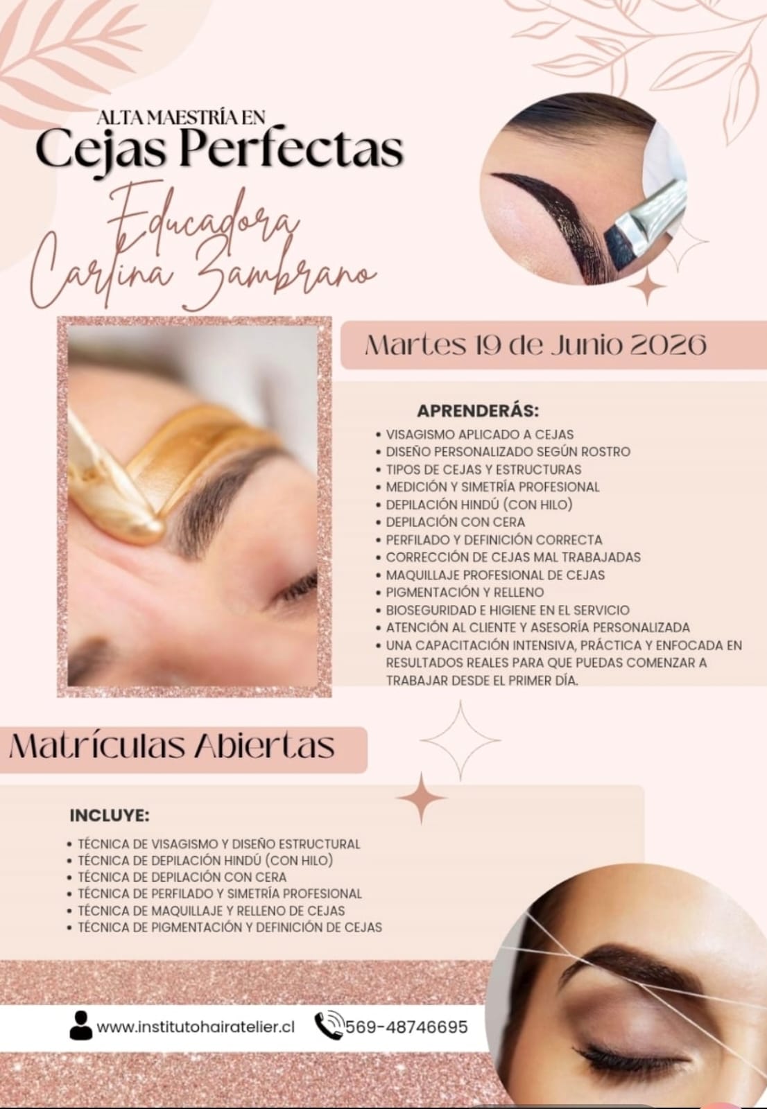 Curso Presencial Cejas Perfectas